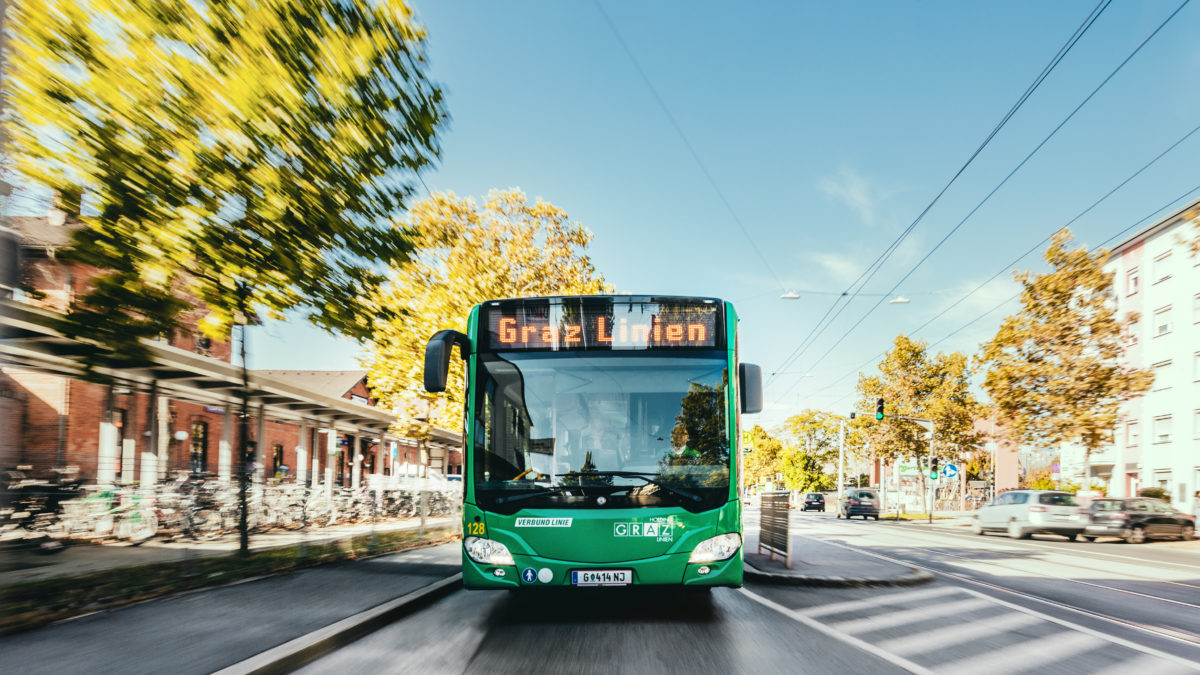 Wartungsarbeiten bei "GrazMobil" Holding Graz