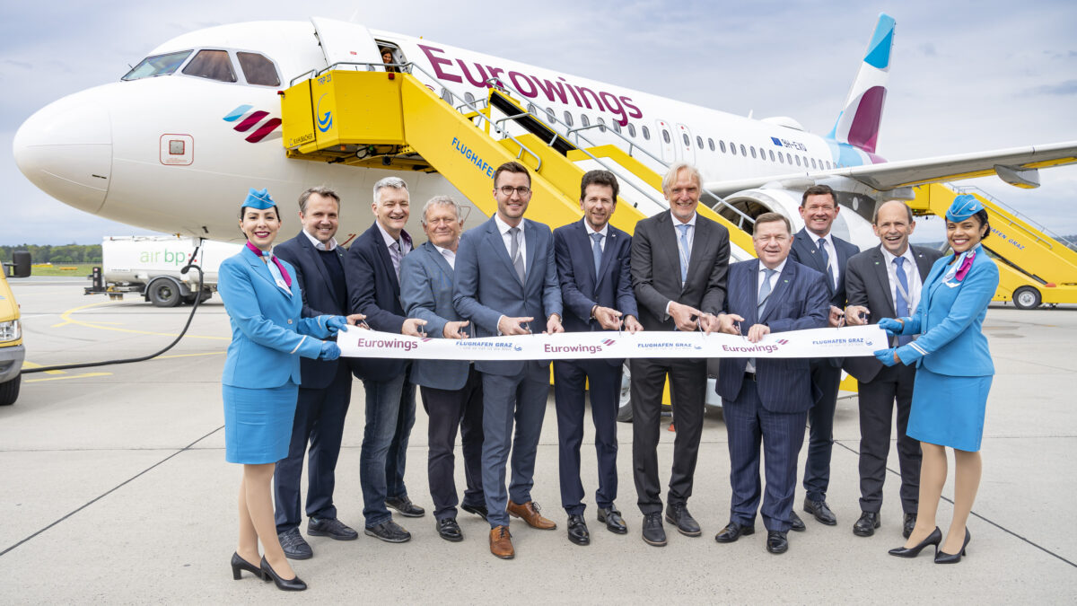 Graz is now the new Eurowings base - Holding Graz