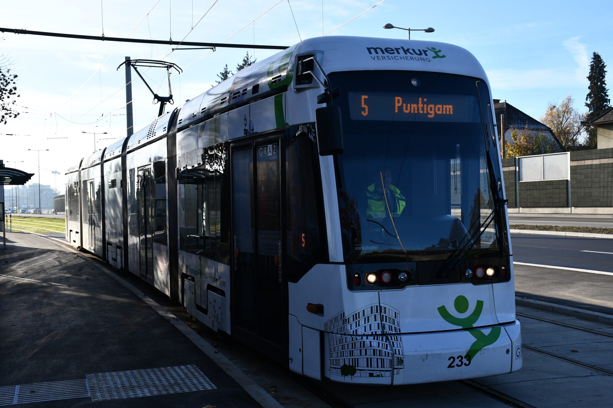 Linie 5: Inbetriebnahme nach Ausbau - Holding Graz